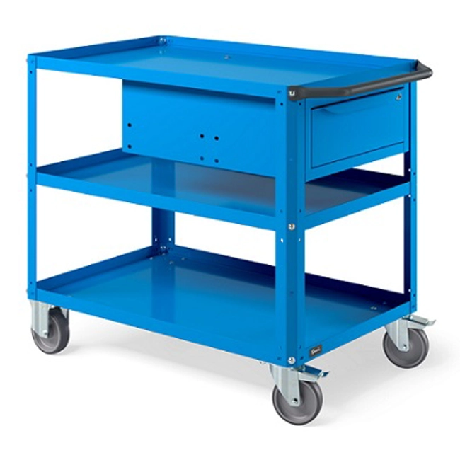 Vendita online Carrello Clever 1020 Large mm.1024x615x847H - Blu RAL5012